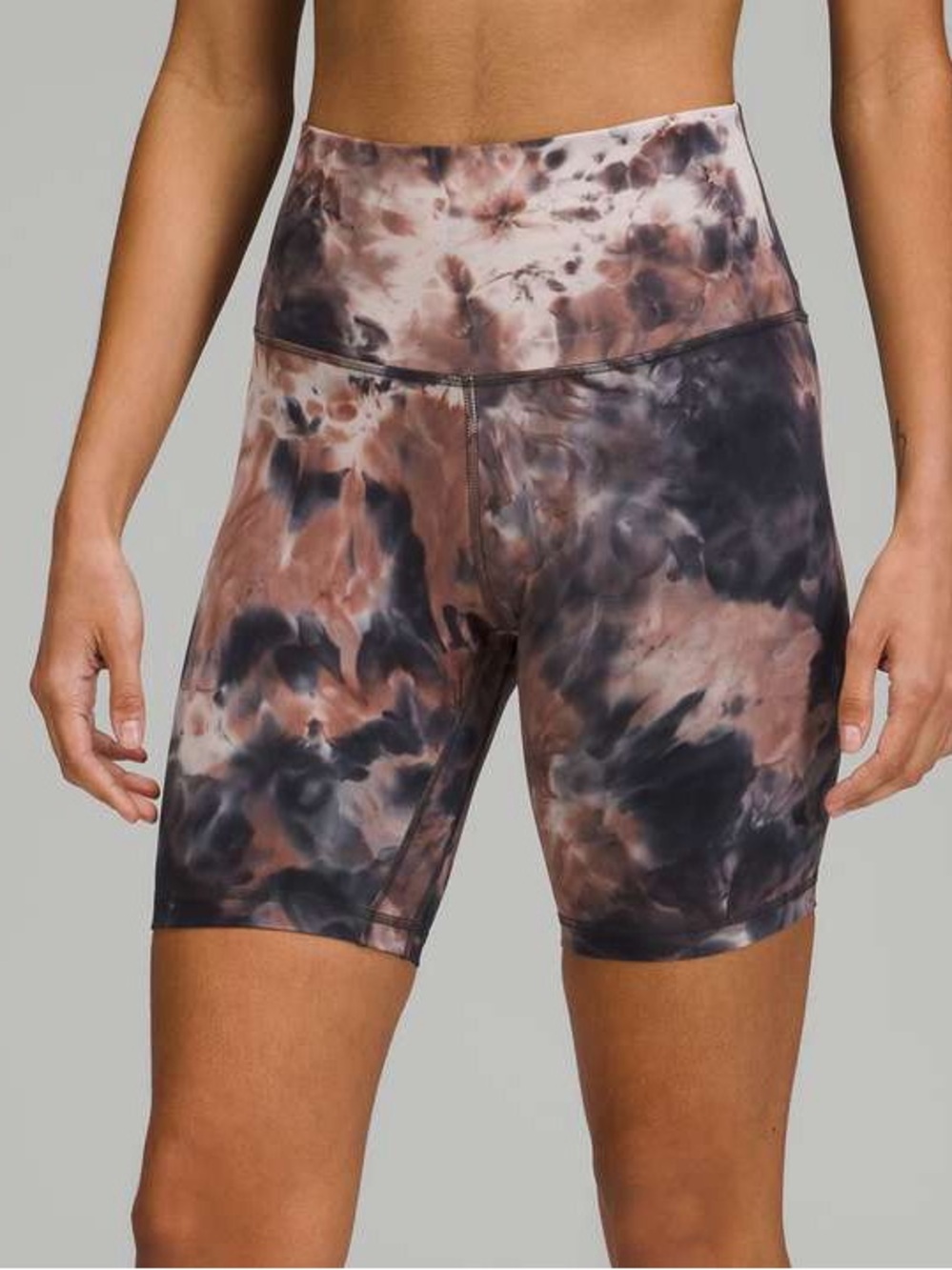 Lululemon Align High Rise 8” Biker Shorts Diamond Dye Size 10